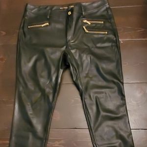 Michael Kors faux leather pants
